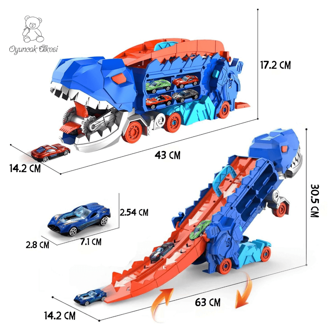 DINOSAUR® Araba Yiyen Dinozor Kamyon Oyuncağı